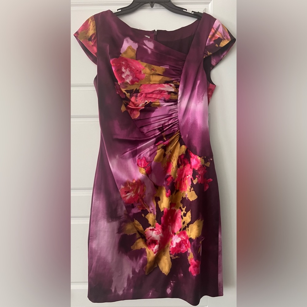 Kay Unger New York silk classy short dress size 12